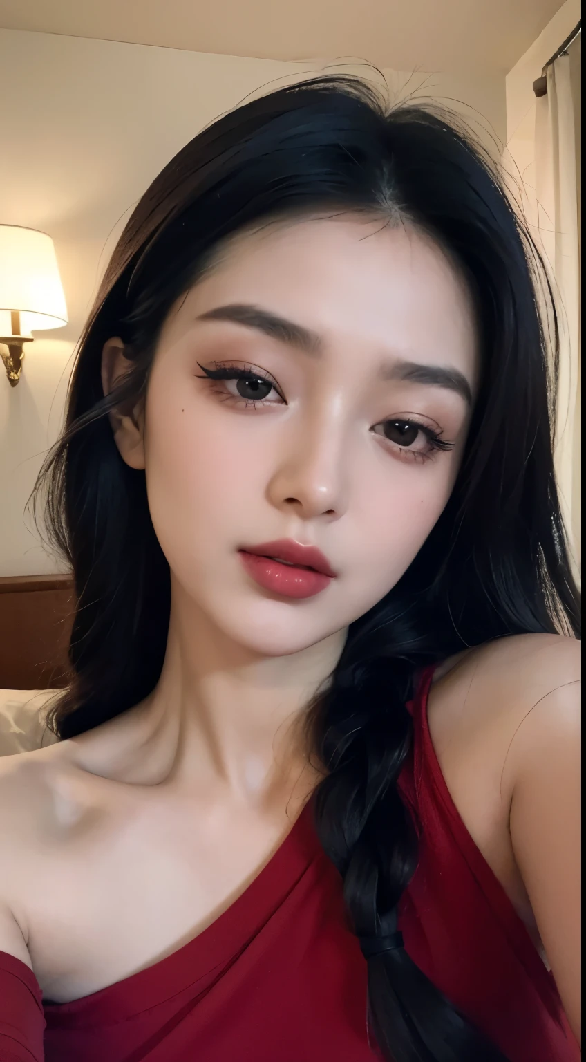 Fashion model 20 years old [[[[closeup cleavage]]]], [[[[boobgasm]]]], [[[[coll]]]], [[[[bshoulders]]]], perfect  eyes, Perfect iris，Perfect lips，perfect teeth，Perfect skin，with fair skin，Long face，slender nose，Soft front light，hdr，Movie girl，Casual，long whitr hair，Bedrooms，Beds，During sexual ，Expression satisfaction，exhilarated（pastel colour：1.2）