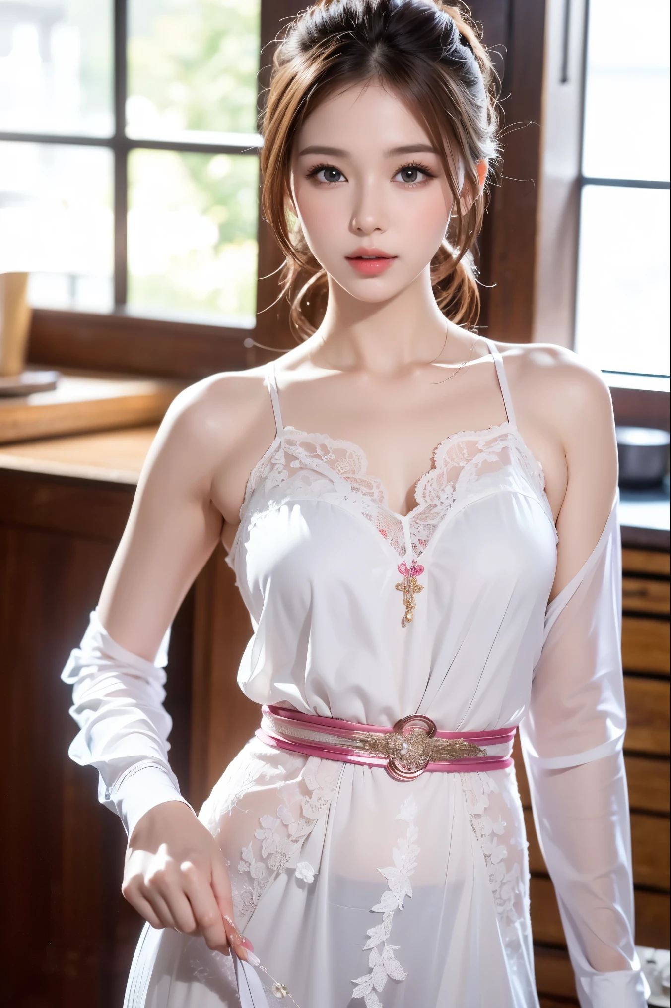 (Masterpiece, top quality, best, official art, beautiful and aesthetic_ 1.2), smooth movement, charming pattern, 1 girl, (long s