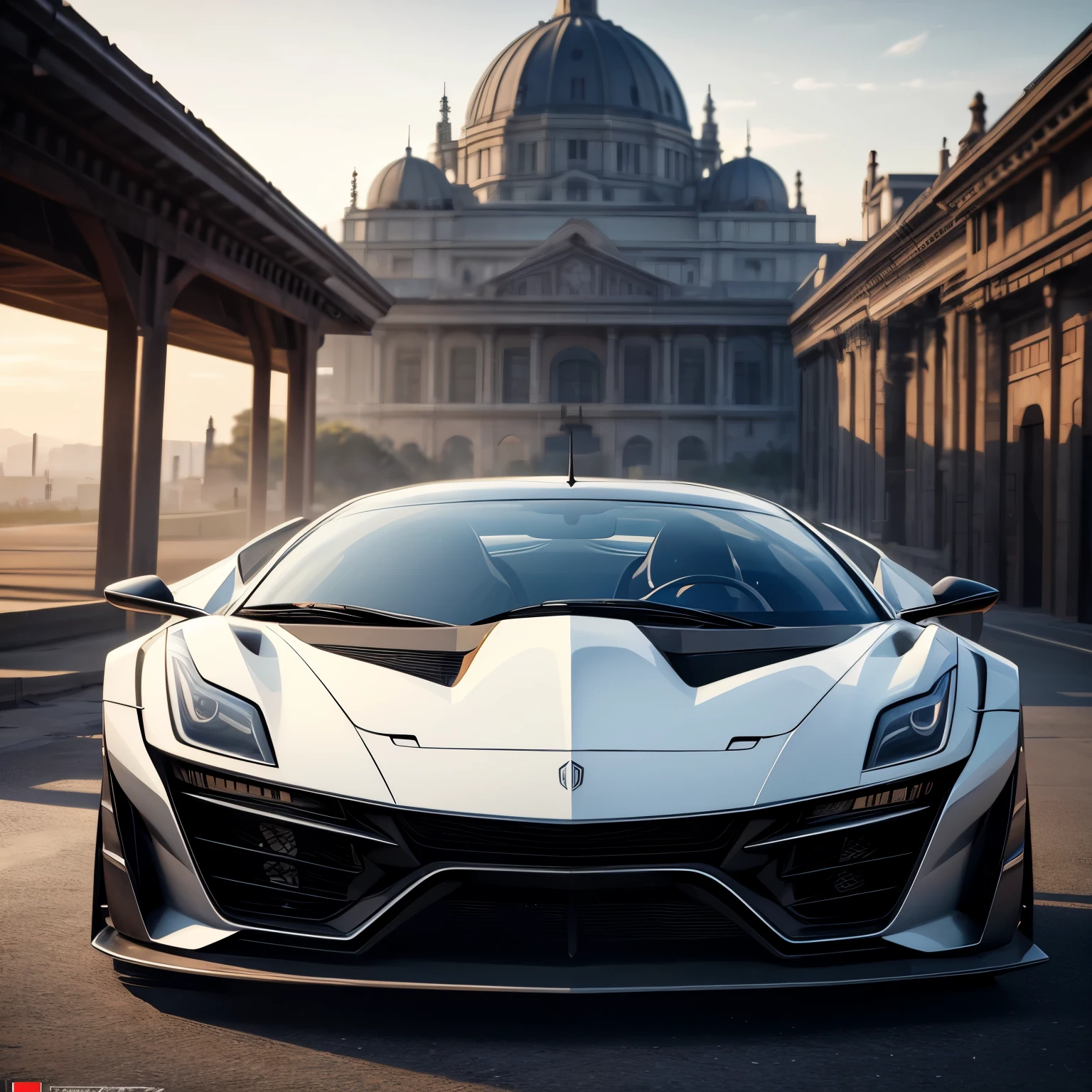 a powerful supercar with an angry real-life bull, highly detailed, photorealistic, professional photography, hyperrealistic, extremely detailed, 8k, best quality, masterpiece, ultra-detailed, physically-based rendering, vivid colors, dramatic lighting