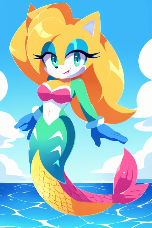 Bunnie Rabbot, mermaid, mermaidtail, ocean