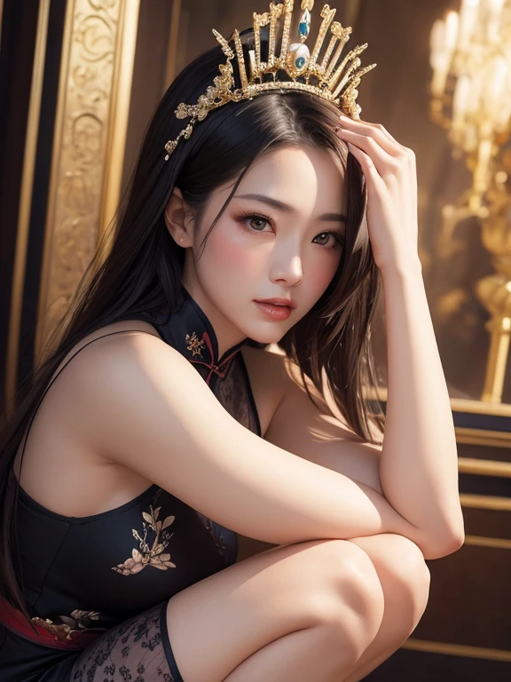 ((masterpiece)), best quality, extremely detailed face, ultra high res, (photorealistic:1.4), Amazing, finely detail, huge filesize, correct exposure, 1girl, svelte body, 162cm height, (intricate details), SOLO, looking at viewer, perfect lighting, realistic, lips, blush, shiny skin, fair skin,extremely detailed face, beautiful detailed eyes, (detail skin:1.2), makeup, depth of view, ((school uniform, overcoat,black stocking,leather shoes,)),full body, standing,