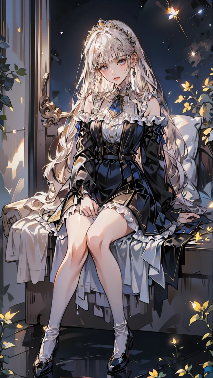 ((Finest quality)),(超A high resolution),(ultra-detailliert),(Meticulous portrayal),((Best Anime)),(Finest works of art),sharpnes,Clair, ((One girl in a dress sleeping in a flower garden)),(((Peaceful sleeping face)))