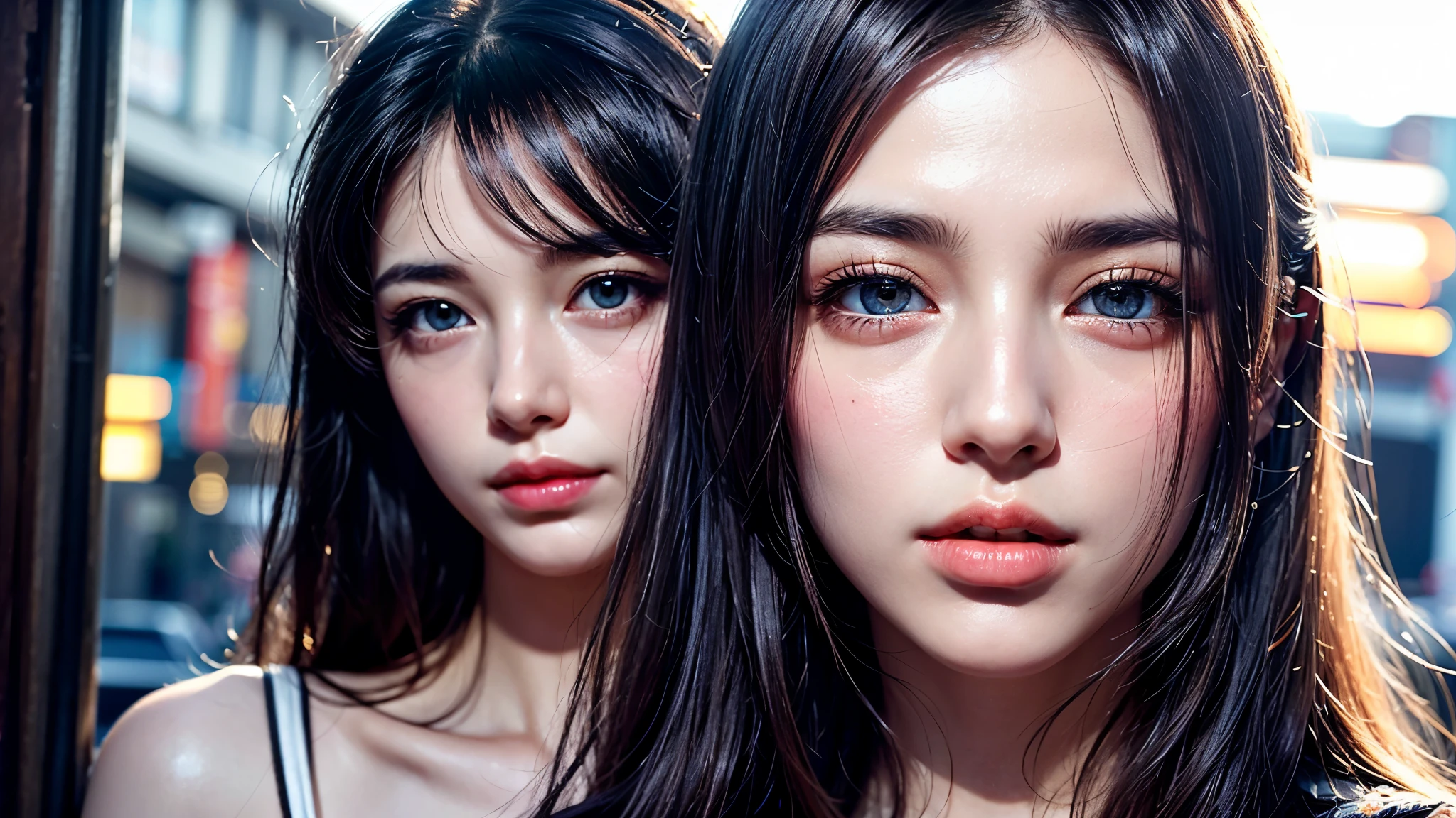 realistic female face puzzle

