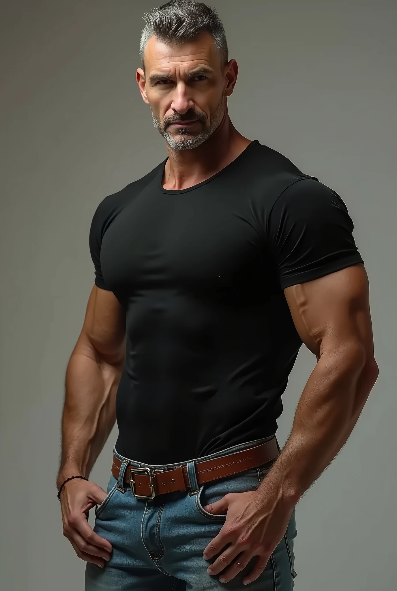 Uncle Shandong, China,male people,he is about 50 years old,Rough and handsome looks,musculature,Oversized muscles,Oversized pectoral muscles,Bare topless,Bare topless,Big waist round,Chest hair,Lie on a deck chair,Huge balcony,Cyber City,underwear,Black socks,buzz cut, vred, scowling, Best quality, Masterpiece,(Tattooed with:1.5),(musculous:1.5),(Obese:1.5),(Gray hair:1.5 ),(Gray body hair:1.5),(Skin Wrinkles:1.5),(gloss on the skin:0.5),