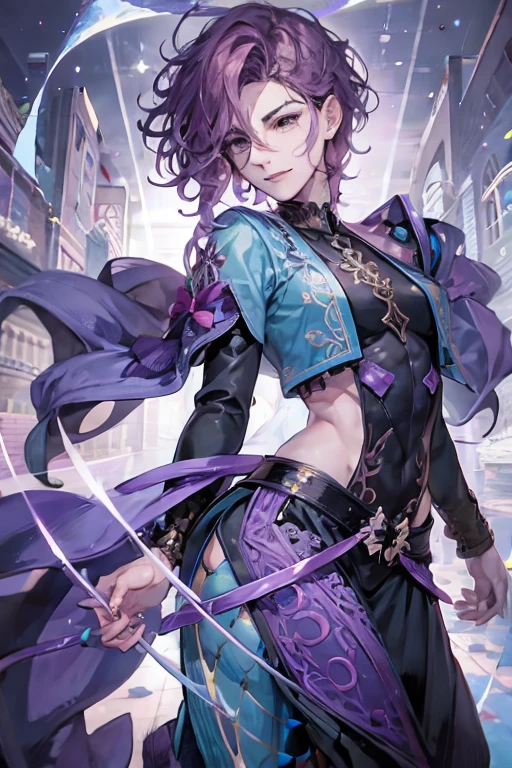 Purple court jester