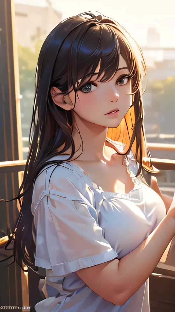 Highest quality、High resolution、Detailed Background、(Beautiful face in every detail:1.4)、Anatomically correct、(Detailed facial expressions)、Teenage beauty、(Highly detailed face:1.2)、Cute hair colour、Cute hairstyle、Perfect body line、well-groomed eyebrows、Do cute things、

(Expressing the feeling of summer and the expression of light and shadow:1.2)、

In the hot summer sun、A  is walking、
The shadow that stretches from the girl&#39;s feet is cast on the ground in a long and delicate manner.、
The figure of the girl is projected like a large shadow puppet on the grass and trees she is trampling.、
The girl&#39;s shadow sometimes appears on the tree.々The sunlight filtering through the branches creates a subtle shimmer.、
The girl walks lightly, but her shadow continues to grow silently.、
The girl turns around and sees her shadow stretched out.、
In the sunlight shining through the shade、The contrast of light and shadow created by the girl&#39;s figure and shadow is beautiful.、The graceful steps of the girl and the delicacy of her shadow、
The shadow of the girl spreading across the ground in the strong sunlight evokes a sense of coolness and elegance that is unique to summer.