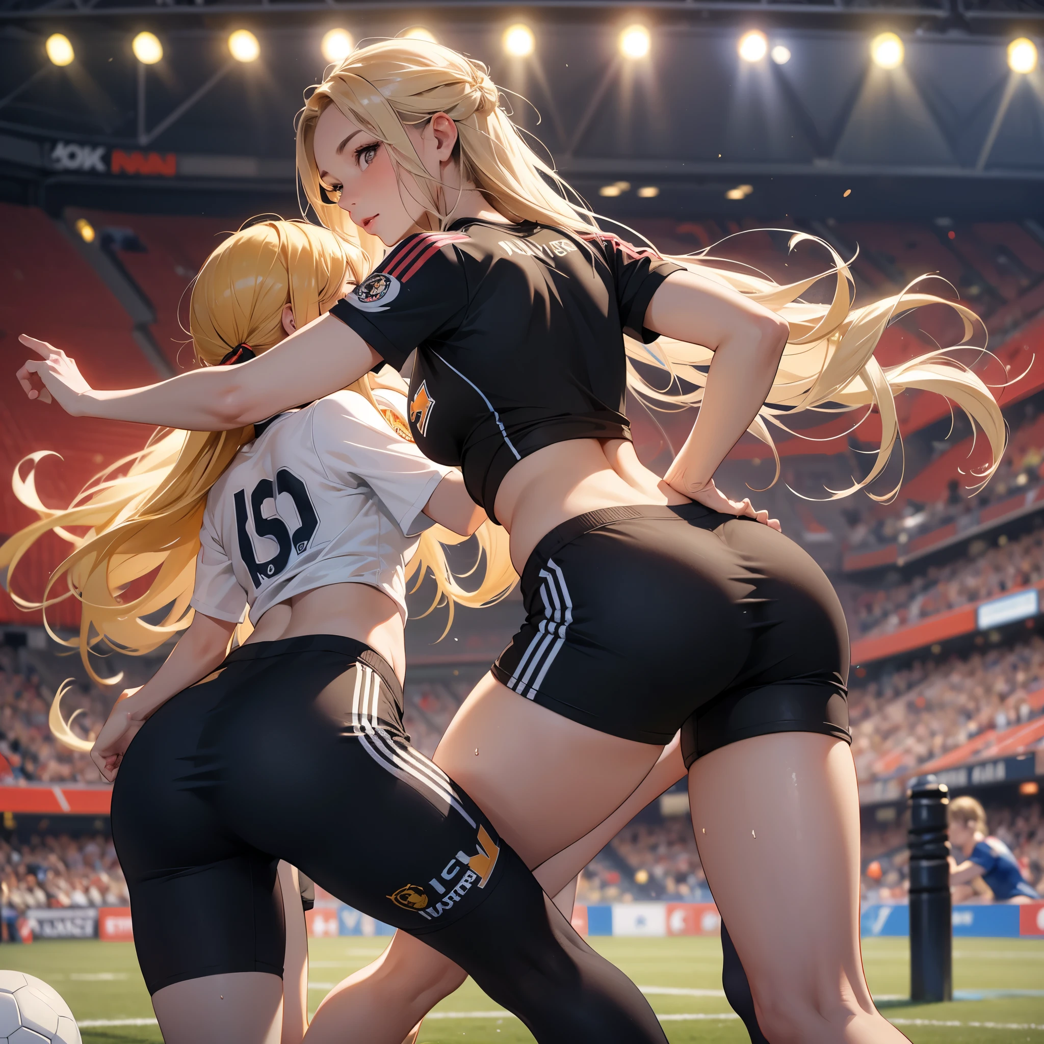 (fiche de conception de personnage, same character, Devant, side, de la), ((extremely detailed illustration)), high resolution, des mains parfaites à cinq doigts, visage parfait . Deux filles de 25 ans,Soeurs jumelles, avec de gros seins et des mamelons qui pointent, vêtu d'une combinaison rose en latex (spandex) style hentaï ouverte aux parties intime, the scene shows her caressing her breasts, back bent facing the audience, angle de vue multiples, seductive and explicit, corps voluptueux et musclé, legs spread, plaisir intense écrit sur son visage, eyes rolled upwards. NSFW❤️💕💖💋