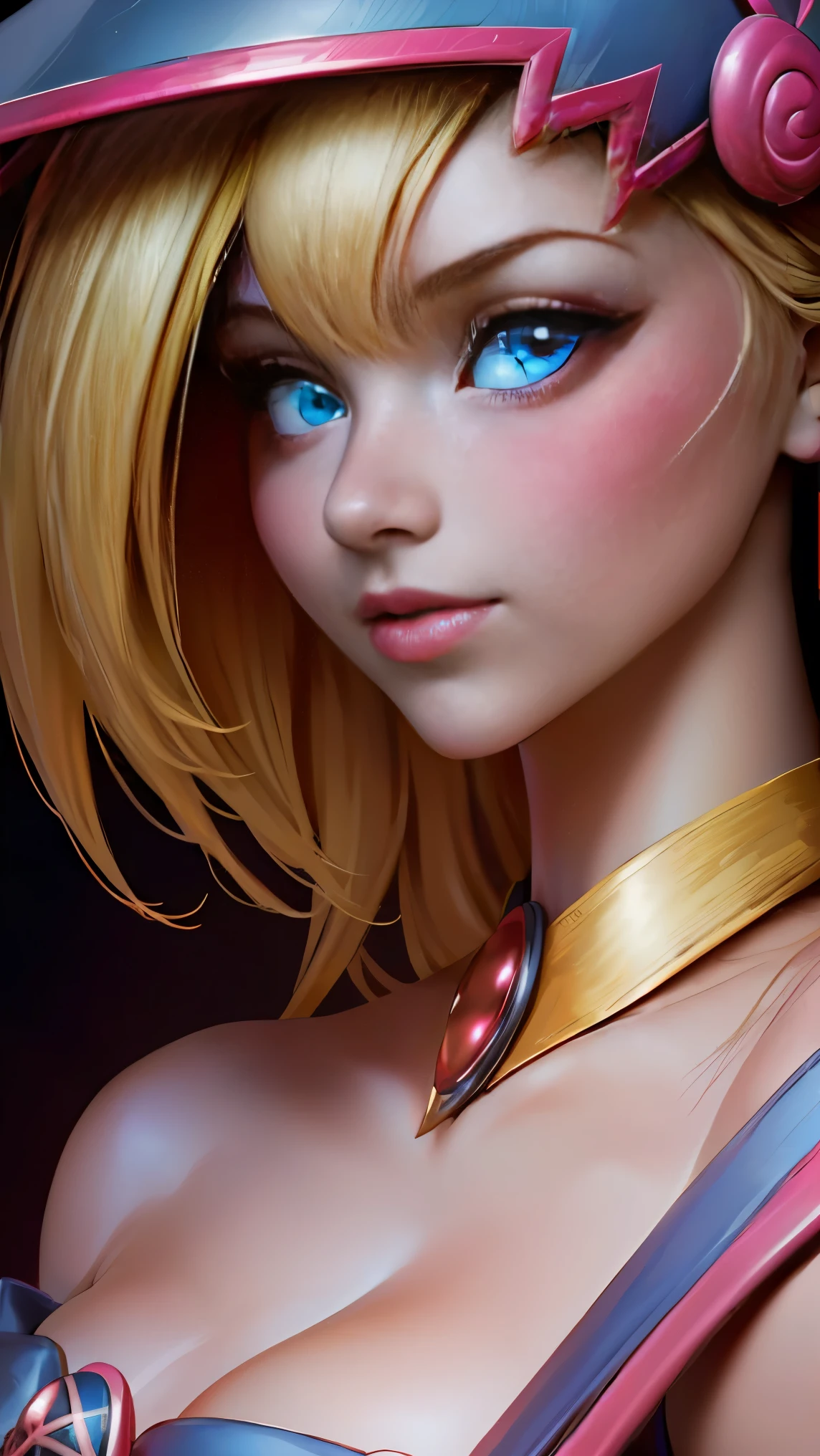 ((high detailed, best quality, 4k, masterpiece, hd:1.3)), ((best quality)), (((HD))), (((8k))), (ultraDH), (ultra HD), Snowy Forest background, snowflake pattern, blue eyes, BREAK blue eyes, seductive, attractive, smooth anime cg art, 36C breasts, long legs, vivid colors, detailed digital art, slim body, perfect skin, blonde hair, long hair, light hair, blonde hair, BREAK crown, cleavage, 36C cleavage, looking at viewer, BREAK looking at viewer, extremely detailed face, earrings, gem, dark black makeup lips, dark gothic eyeshadows, dark eyeshadows, black eyeshadows, black sexy lips, dark lips, very dark lips, (perfect hands, perfect anatomy), black makeup, black medium lips, black thick lips, detailed fingers, five fingers per hand, 5 fingers, (1 girl), detailed lips, detailed black lips, black painted lips, gothic painted lips, BREAK night, night sky, (breast focus), (arms outstreched:1.2), (from above:1.1), (breasts out:1.3), (off shoulder:1.1), ((blue clothes)), ((light blue bra)), ((blue bra)), ((crown on a head)), ((crown)), ((visible crown)),