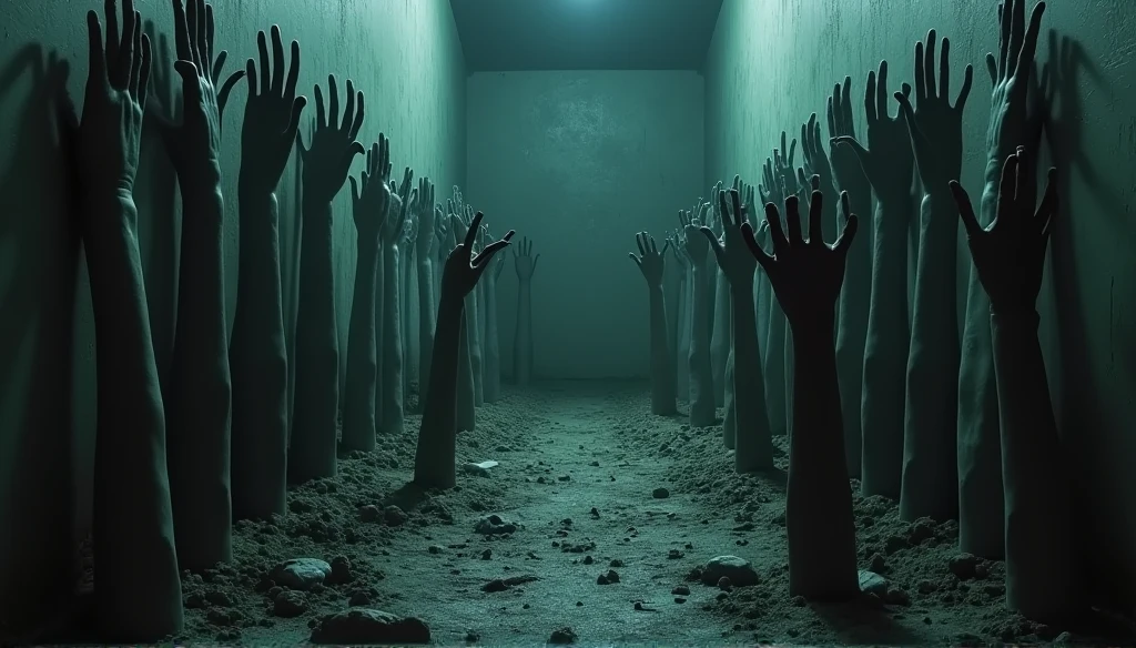 (Best Quality,4k,8k,High resolution,masterpiece:1.2),ultra detailed,sharp focus,(realist,photorealist,photo-realist:1.37),window from inside, outside there is fog, you can see some terrifying hands,extremely fine details,intricate details, intense lighting,dramatic lighting,changing lighting,cinematic lighting,chiaroscuro lighting,dramatic shadows,dramatic moments,vivid colors,intense colours,Deep contrast,cinematic depth of field,cinematographic composition,cinematic camera angle