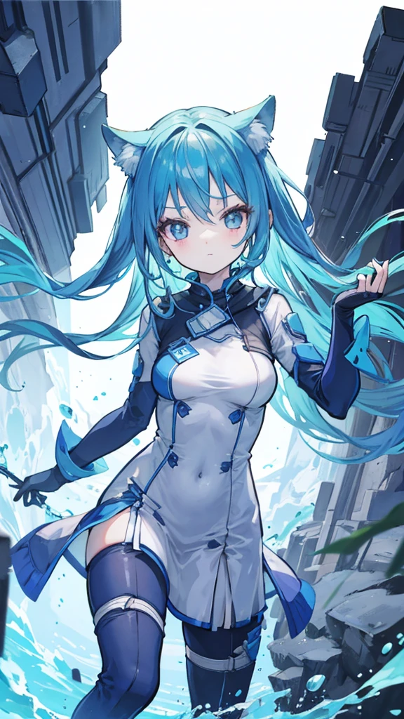 1girl,cetus,coda,ocean, Cyberpunk, Loli