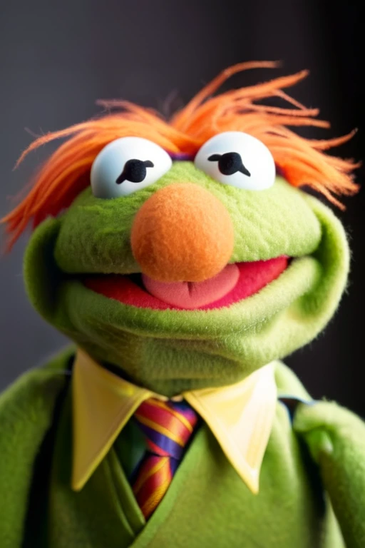 A portrait of a Muppet 