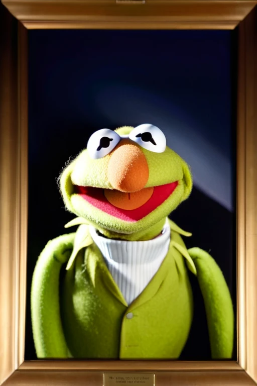 A portrait of a Muppet 