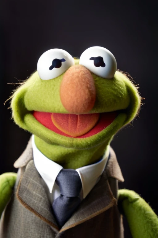 A portrait of a Muppet 