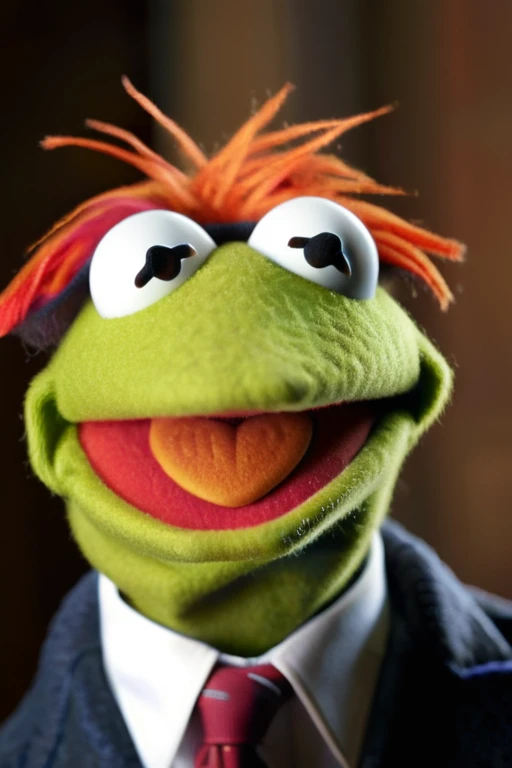 A portrait of a Muppet 