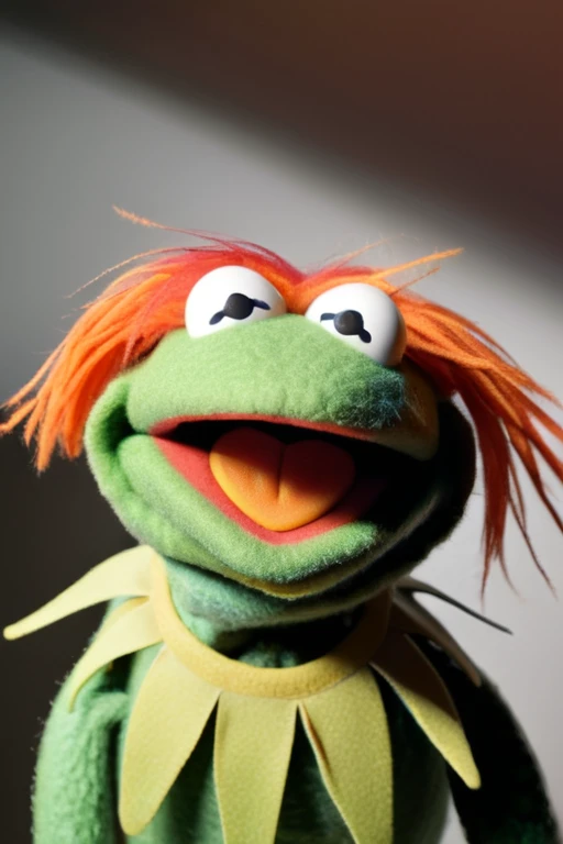 A portrait of a Muppet 