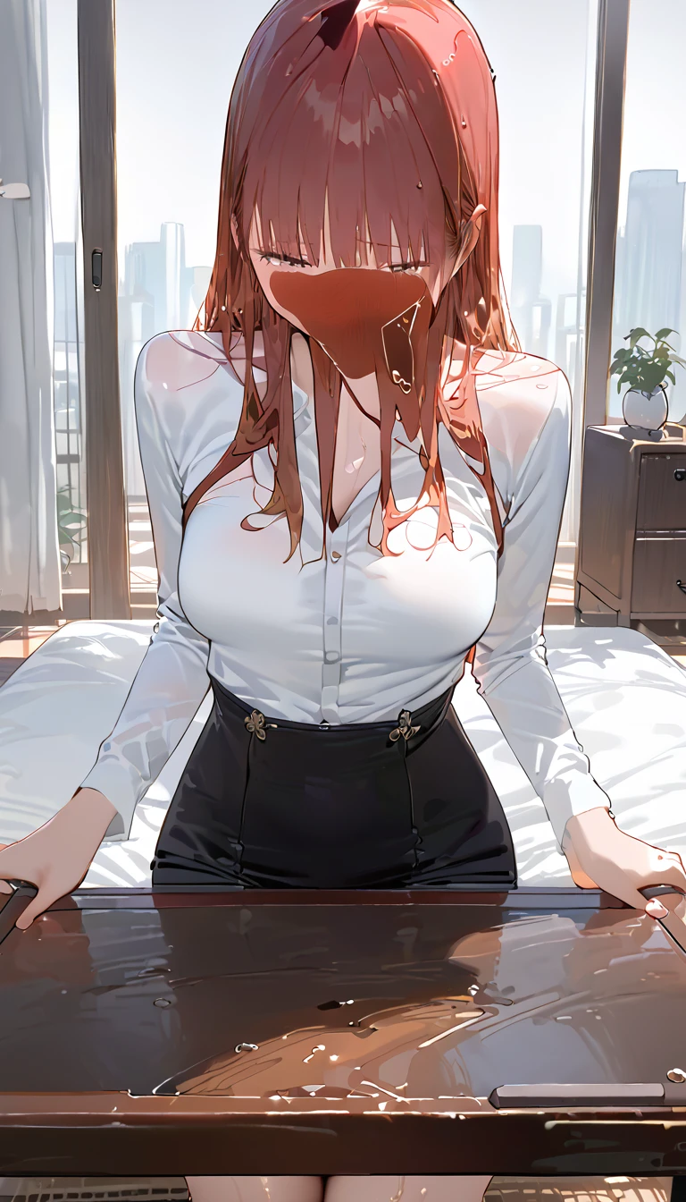 ,{Face Focus|Ass Focus}:1.5), High quality,超high resolution,HD illustrations,masterpiece,Extremely detailed,high resolution,成熟异sex恋情侣,(Eyes immersed in joy1.6),Cover your mouth ,,(已婚秘书sex感辣妈光泽的嘴唇和糖爹的),sex ,office女士时尚,office,saliva,sweat,Medium size breasts,Wet skin,Tempting,Beautiful curves,Long and intricate hair,Mole under the eye blushing,insert,Touch Table,Furniture Moving,My waist was grabbed by another man,hump,站立式狗式sex交,Motion Blur