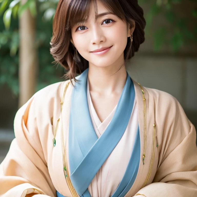 (nsfw:1.2)、(best quality,highres,ultra-detailed),((portrait )),1beautiful Japanese lady,beautiful detailed eyes,beautiful detailed lips,extremely detailed face,longeyelashes,soft smile,flowing hair,natural lighting, wearling japanese elegant Kimono,