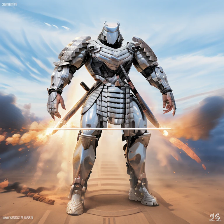 The setting is a futuristic city.Silver Samurai.
- Masterpiece. Top quality. whole body. 1boy.
- Armor. (whole body 갑옷. Cyborg. Science fiction. combat helmet)
- The setting is a futuristic city.
- 지배하는 Silver Samurai. Silver Samurai는 길이가 1000m가 넘습니다. 초점 Huge한 기계 근육질 Silver Samurai가 도시를 짓I&#39;m stepping on it. Looking down. Macro. I&#39;m stepping on it. low angle view. Emphasizes the enormous size.
- I&#39;m holding a knife.. I&#39;m holding a katana.
- Silver Samurai는 매우 넓고 긴 실버 망토를 입고 있습니다.
- whole body. No face.
- The claws are sharp.. 5 toes.
- whole body, No face,
- Looking at the viewers.
- Covered in full metal armor, Armor Samurai, Armor Samurai,
- GTS, Macro, Huge. I&#39;m stepping on it.
- Huge한 Silver Samurai가 울버린을 짓I&#39;m stepping on it.
- Macro, Step on, Huge,