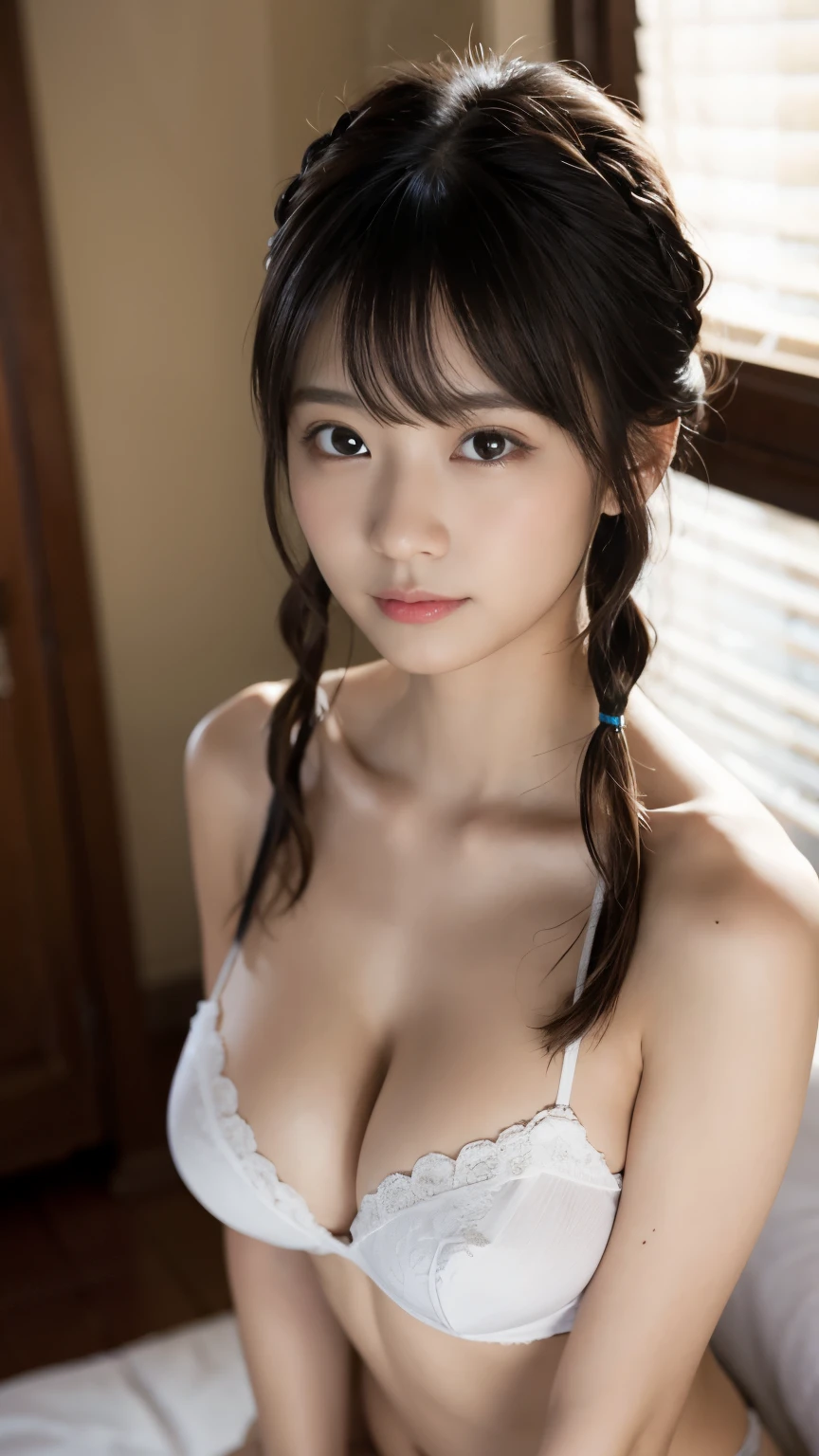 Highest quality、8K、Beautiful Face、((exterior々Colorful bikini))、1 beautiful girl、Brown eyes、((Small beautiful breasts, Fascinating Cleavage))、exterior々Pause、Slender body line、cute、Laughter、Full Body Lesbian、gravure、high nose、((exterior々Hairstyle))、Sexy lips、Brown Hair、Silky smooth hair、(15 year old beautiful girl、Baby Face:1.4)、Detailed skin type、Zola々right、Lens flare、(Detailed eyes and face:1.2, Professional photography techniques, Natural lighting), (Highest quality, 8K, masterpiece:1.2, RAW Photos), (Reality:1.3), (cutePause), (Dynamic Angle)