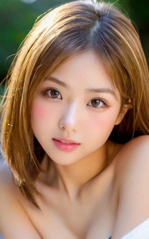 (Highest quality、Highest quality)、(Perfect ???????),(Woman with perfect body:1.3)、Black Eyes、Big Eyes、Pale white teeth((Push your butt back:1.3))、(Lift your hips high),Big Ass、、Butt over the shoulder、I can see your waist、Smile a little、Thick eyebrows、Rin々Beautiful eyebrows、Narrow waist、Beautiful feet、Micro Bikini、20-year-old, Brown Hair, Medium Hair, Asymmetrical Hair, ((Beautiful and cute face:1.4))、(Highly detailed face, Highly detailed lips, double eyelid),(Japanese women),(The direction of the face is also perfect),Sharp focus,Only one person in the same image