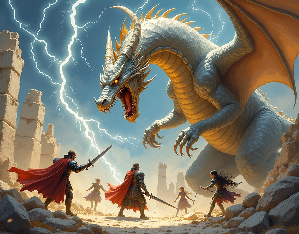 obra maestra, mejor calidad, (1girl: 1.4), (entoptic patterns, multidimensionales, multicolor), The Dragon's Lair: un lugar mortal donde habitan los temibles dragones, por Ned Dameron, David S. LaForce, Arthur Rackham, Craig Mullins, Meredith Dillman,