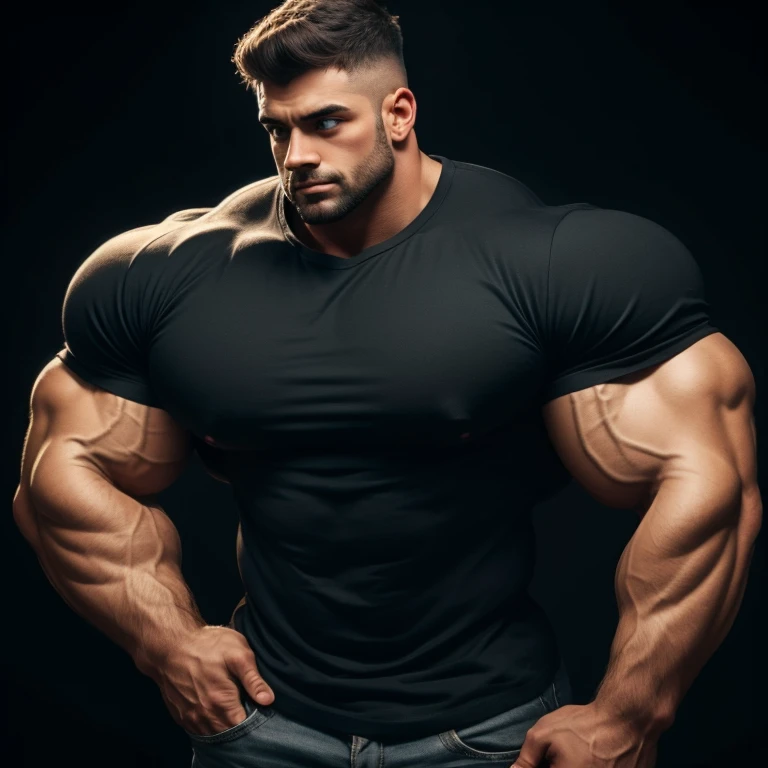 Perfect tan big monster penis is coming out from pant, masterpiece