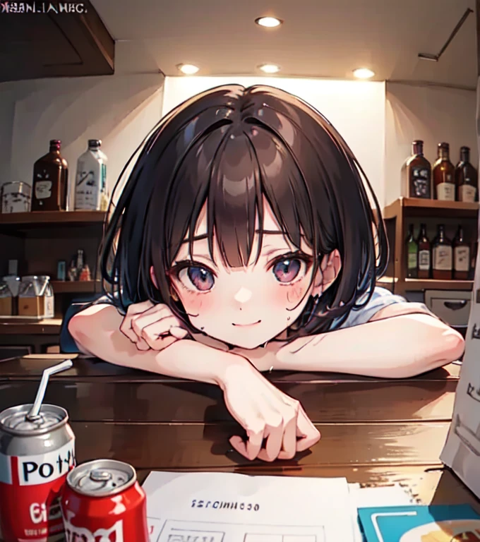 Woman in bathtub on blue background, painted in anime painter studio, In a Japanese anime style, made with anime painter studio, japanese bathhouse, inspired by Itō Shinsui, Onsen, In an anime style, japanese animation style, In anime style, inspired by Inoue Naohisa, japanese cartoon style, style in ghibli anime style