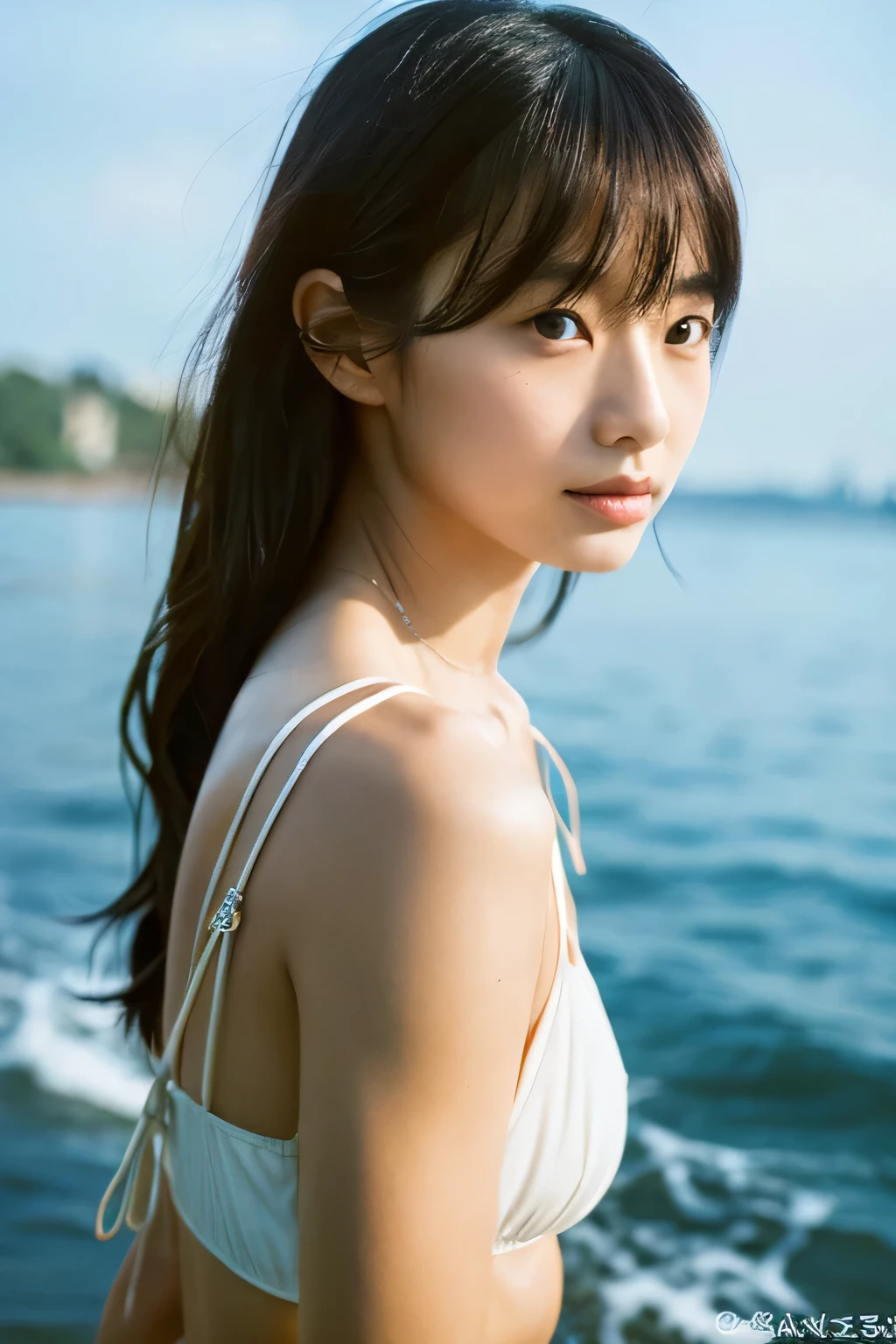 ((Highest quality)), ((masterpiece)), (detailed),Perfect Face,Japanese,landscape,Beauty,Small cleavage,cute