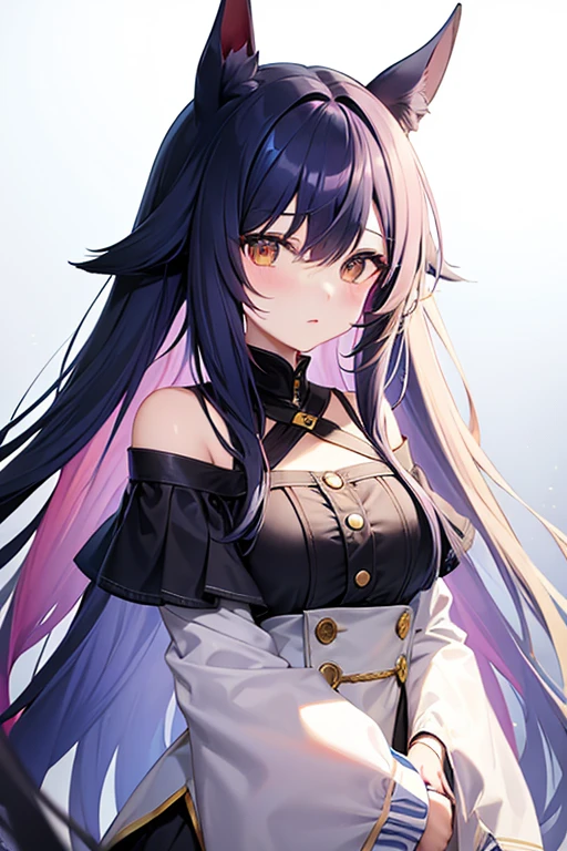 Close-up of face,Diagonal angle., complex details beautiful and delicate eyes, anime girl with long light purple hair and blue eyes posing for a picture, shadowverse style, smooth anime cg art, detailed digital anime art, sui ishida art manga, shadowverse, official artwork, detailed anime artwork, artbook artwork, detailed anime character art, black uniform, ((black school uniform))
