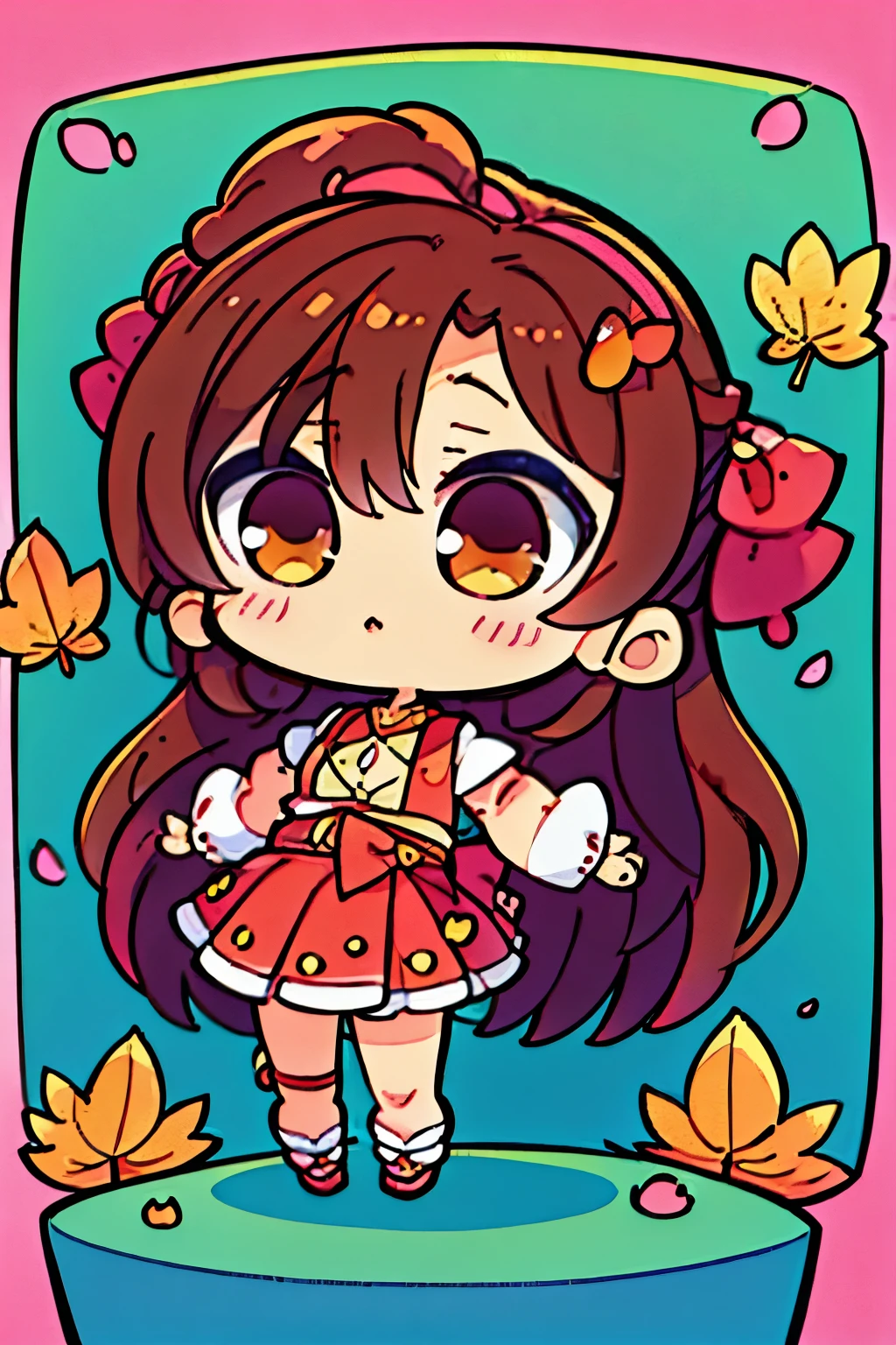 anime girl and butterflys, 🍁 cute, anime moe artstyle, kawaii chibi, anime chibi, inspired by Takehisa Yumeji, chibi anime, chibi girl, chibi art, reimu hakurei, cutecore, , chibi anime girl, seasons!! : 🌸 ☀ 🍂 ❄, cute art style, official artwork