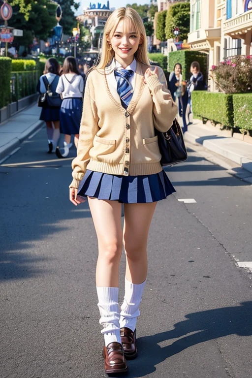 (photorealistic:1.4), best quality, raw 8k photo, (extremely detailed japanese beautiful girl), (extremely detailed eyes:1.1), (cute face:1.2), ultra-detailed, ultra high res, amazing, break,large breasts,Blonde,
(school uniform:1.2), smile, detailed school girl, (disneyland:1.3), beautiful detailed girl, bangs, cute face, miniskirt, smile, Wind, (full body:1.4), walking disneyland, beautiful hairstyle, loafers, perfect legs, perfect hands,gal,gal makeup,gal.safetensors,