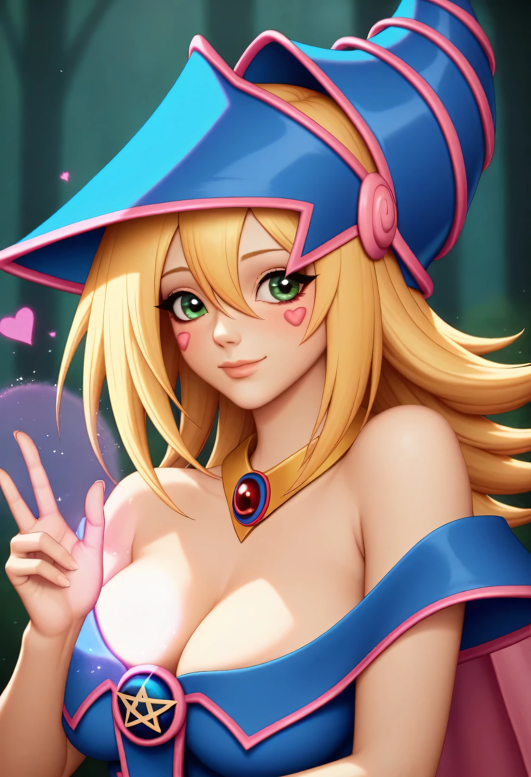 Dark magician girl NSFW, glass cover, upper body, side shot, alternate color, masterpiece, detailed illustration, lifelike, Pixiv top quality, exquisite, {{{Cute 1dark magician girl}}}, super beauty merging with the machine, elaborate shabby chic pattern, beautiful and shiny woman, half of my body is made of machine, transparent glass body, the machine inside is transparent, cinematic lighting, dynamic angle, dynamic pose, MAGIC World, depth of field. Magic macaw at the bottom. Magic hearts showing your VOLUPTUOUS body, BIG TITS, BEAUTIFUL, SENSUAL, BLUSHING from head to toe, sitting in the forest of THE CASTLE, SMILING PLAYING SEXY CROSSED LEGS, BLONDE HAIR INTERACTING WITH LUCID MAGIC
