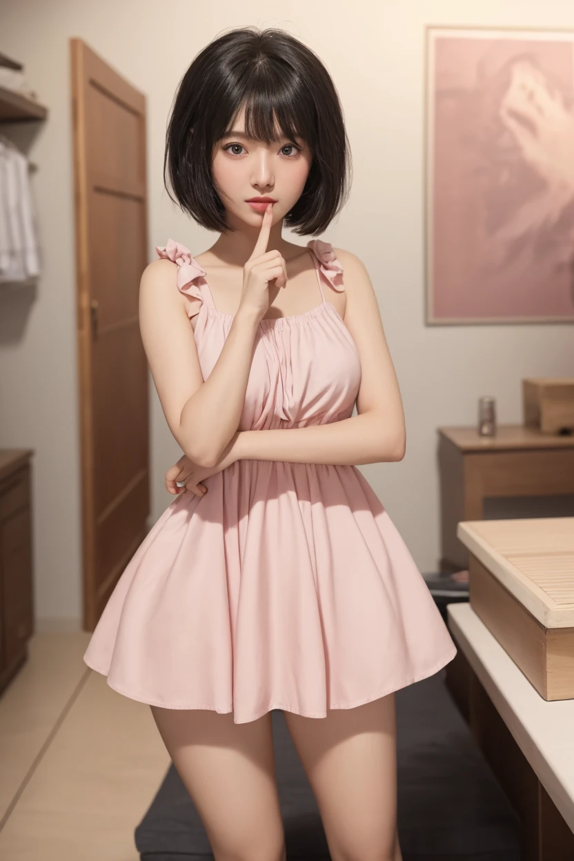 な13歳の日本人美少女,((Full body photo)),Both hands and feet are bound with ropes,arms behind back,slim body shape,disproportionate breasts,large breasts,(looking to the side,ball gag,open mouth,despair face,water eye),White See-Through Babydoll,White see-through micro mini skirt,white high heels,white scanti,Photographed from below,best quality,ultra-detailed,high resolution,baby facel white skin,white wallpaper room