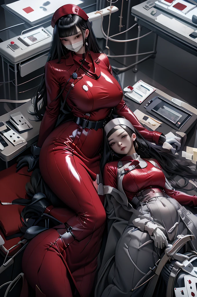 2 Robot girls wearing hoods with capes, cool robotic masks, butt, cuddling, resting, loud farting, gassy, heavenly thighs, concept artists, sci-fi, vibrant colors, dramatic lighting, photorealistic, professional-quality, ultra-detailed.