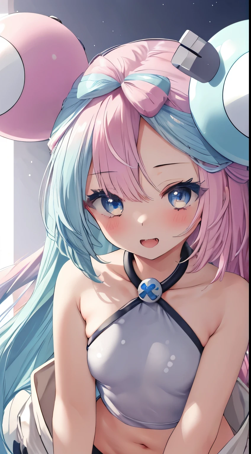 (Close-up of face), (Looking up), ルビーのMr.な美しい瞳, Cute small breasts, cute, Open your mouth Pokemon_Jonah, Jonah, Nanjamo, ((Nipple Contour)), (((Blowjob gestures))), , , throw, (nsfw), kawaii,blush, smile, Highly detailed eyesと顔, Highly detailed eyes, Ultra-realistic 8k CG,masterpiece, ,((Detailed background,繊細な模Mr.,Intricate details, Detailed and beautiful eyes)),The best quality in the best condition,Very very very detailed face, Flat Chest, Lovely Heart Background, Water Drop, masterpiece of the highest quality, High resolution,
Jonah, pokemon_Jonah, Taunt, lure, Mr.々A pose, Round hair ornament, Long Hair, Long Hair, Pink and light blue hair, Jagged teeth, belly button, Yellow hoodie, Large size hoodie, 1 girl, whole body,Olympic, Looking into the camera, 1 girl, , software, High resolution,masterpiece of the highest quality, ,1 girl