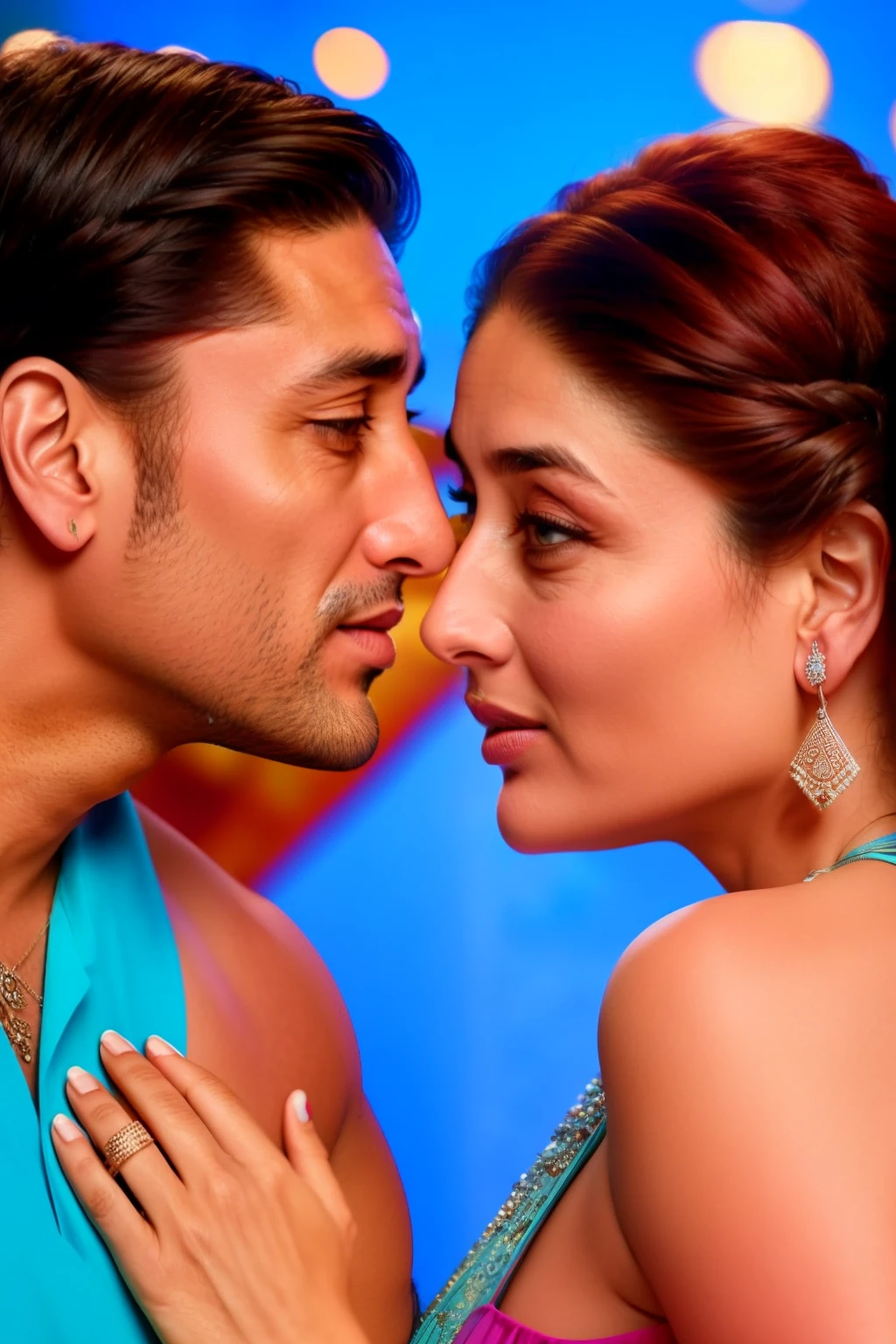 Kareena kapoor lip kissing her husband
A hollywood comedy movie poster