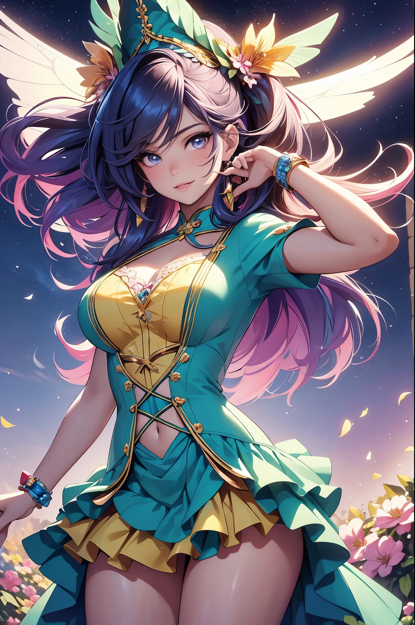 {{{{{16k,Ultra High-resolution realistic romantic photo of Reconstituting a slutty girl as a pure embarrasslng virgin as pretty as a actress in the romantic flower field at deep night, The way she embarrassed herself is adorable, she transforms into a cute girl of third ranks higher and radiates glowing charm, expressing femininity all over her body while being made into an adult, The more shy she is, the smaller and neatly her face becomes}}}}},{{Extremely detailed}},{{{{{dye her cheeks flush and integrated her head pure small, thick lips, Enchanting thick gross idol's Lips}}}}},{{{{{the best glossy bang neat voluminous virgin hair}}}}},{{{{{She get more attractive and smoother her body, The bigger her tits get, the thinner her bare waist gets, her breasts have become large, soft, and cleavage-like as she's carefully rubbed them, She's trying to make a cleavage with her hands over her growing tits, She's a slut, but she's been transformed into a pure virgin and her expression is pure}}}}}