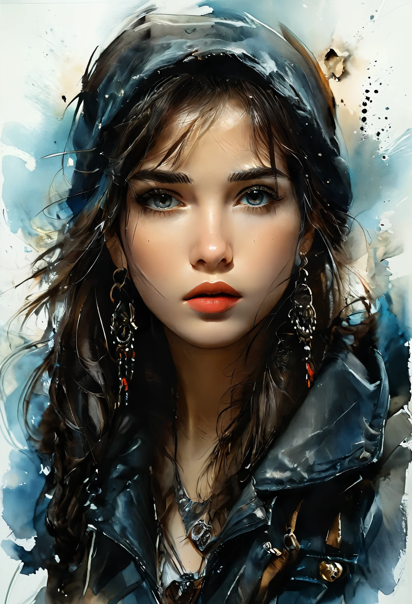 masterpiece, Best quality</input></xml>, There is only one very beautiful Bulgarian female clothing in the field of fashion design, ink painting style, Historic buildings in Sofia, Bulgaria, Perfect posture,
soft color tones, soft brush strokes, [low angle, Ink painting in the style of Russ Mills and other artists, sakimichan, Wallop , loish, sorry,
Darek Zabrocki e Jean-Baptiste Monge, detail (Finger, Then), perfectly done with bonito, beautiful eyes, clear eyes, realistic eyes, perfect nose, perfect lips,
Fix the eyes, Repair the nose, Repair the lips , very detailed face, detailed face
8K HDR RGB Ultra HD