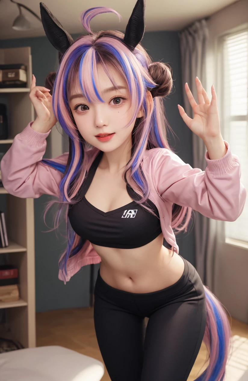 (((Twin-tailed)))、(((Hair that flutters in the wind)))、Photorealsitic、超A high resolution、Convoluted、ultra-detailliert、(dent in the skin)、Cute、Feminine、Detailed body、Medium chest、(A detailed face: 1.1)、(Outline of the iris)、(Hydrocore Lens)、(perfect eyes)、4K、Beautiful fece、(masterpiece: 1.2)、(top-quality:1.2)、Multiple beautiful women、wide-hips、slenderbody、doress、ふしだらな、Pose Seductive、stripper、In a club、Dancing、Black theme、crouching down、Open your crotch、Optimal ratio of 4 fingers to 1 thumb、actionpose、(((Looks Back)))