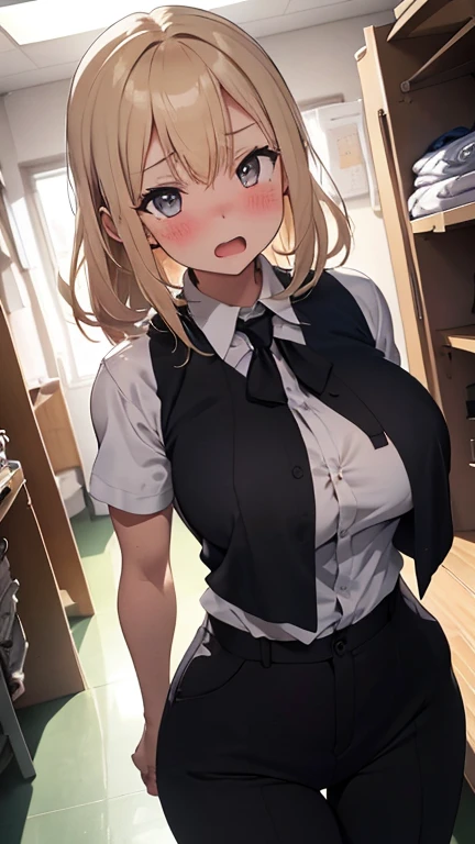 ((top-quality、8K、​masterpiece:1.3))、女の子1人、2 arms、accurate and beautiful hands、a train with many people on it、Slender Abs、hyperdetailed face、A detailed eye、二重まぶた、very Bigger breasts、large full breasts、Colossal tits、Neat and clean schoolgirl、short-hair、Straight bob hair、Shorthair with bangs、A smile、Schoolgirl Uniform、Low male genitals visible through the skirt、An 18-year-old woman、Sheer white shirt、Unbutton and unfold the shirt、Exposing breasts、Navy blue ribbon at the collar、Dark Blue Pleated Micro Mini Skirt、Student bag slung over the shoulder、Peek at the viewer、Beautiful graphics and sunny station platform、There are a lot of people、Show me your whole body、From head to toe、beautiful daruma pictures、 Standing、No bra、teats see through、You can see the shape of your nipples even through your shirt........、No panties、No panties、No panties、Detailed female genitalia shape pantyhose is missing、(Facing the front)(((Blushing cheeks、embarassed expression)),(((Pull up the skirt with your right hand)))、Showing female genitalia、、Background depth of field、On the train、(Man Standing Behind)(A man grabs my chest from behind)、Please choose one&#39;skirt in the crowd、Found in many men、Eyes are hearts、trembling with excitement、White breath、Panties on the thighs