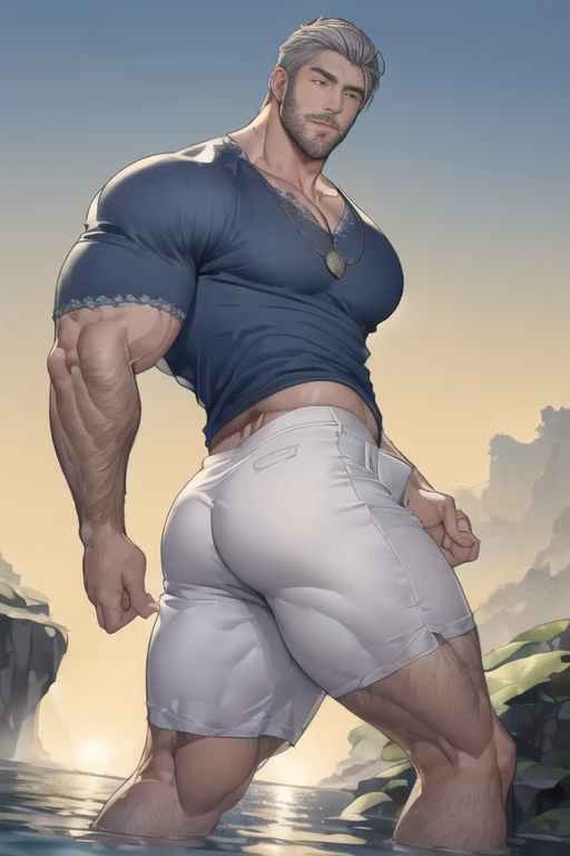 Gaston, top quality, (photorealistic: 1.4), handsome young man, smirking, wearing nothing, completely naked, outside, landscape, village, sky, daylight, background, detailed, best quality, 8k, Age 18，boy，Shirtless，fortitude，Raised butt，muscle man，fortitude，k hd，artwork of a，Be red in the face, bubble butt, tight ass, moaning, back view, naked