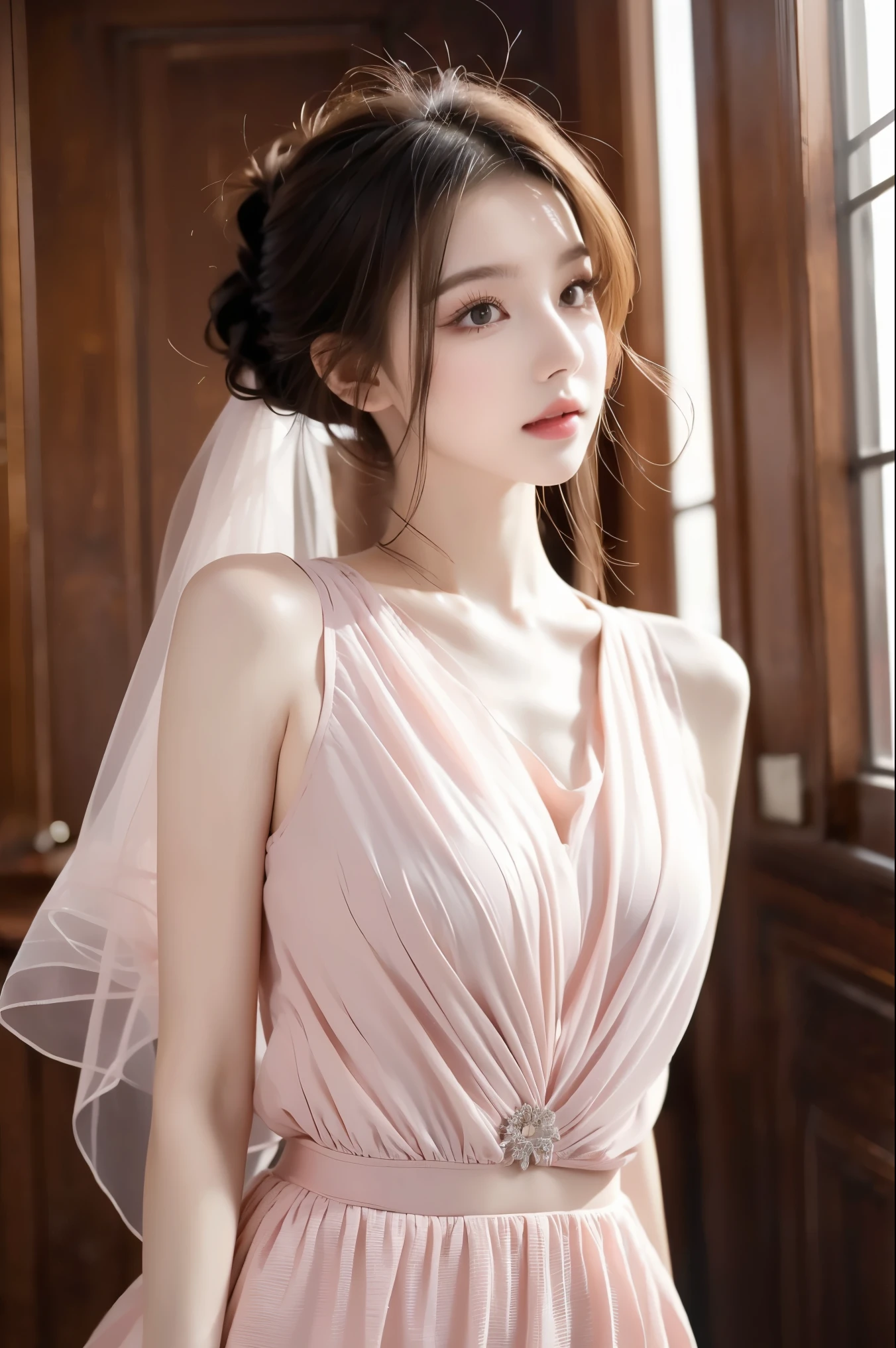 There  a girl in a sheer silk white dress, Plum blossoms, palatial palace, Oriental Architecture Ray Tracing, {top-quality}, {{​masterpiece}}, Very detailed 8k wallpaper, {extremely delicate and beautiful}, Colorful and intricately detailed, realisitic, realisitic, Camera Quality, (Detailed depiction of clothing), Cool white skin, (Detailed depiction of blush), 1080p, suns, Soft cuteness, smooth bright silver hair, Messy beauty, illuminating, broken feeling、Bright and silky skin、3D stereoscopic、​masterpiece、top-quality、An ultra-fine illustrationoderately sized breasteautidful eyes、Very fine light、Fine shine、Very fine 8K CG wallpapers、peach eyes、red pupiltremely delicate and beautiful girl、8k wallpaper、top-quality、Full body close-up、sheer silk white dress、Luxurious silky bright red chiffon floodlightagia、kirakira、Ultra-slim、The soft、) Hanff