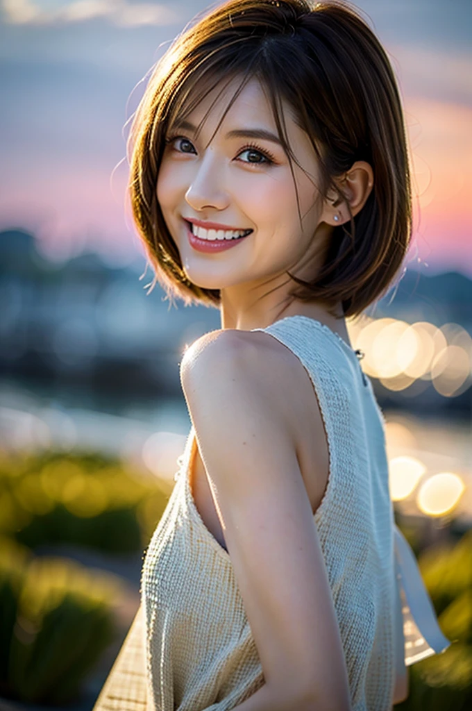 (Realistic, 超Realistic:1.4), 16K HDR, High resolution,((Whiskey Glass)),((Whiskey Bottle)),((Whiskey Glass)),Happy smile、short hair,The best smile、Japanese actress,so beautiful(It looks like the real thing),Evening Dresses,Cocktail Dresses、Whiskey Bottle、The Macallan、Johnnie Walker、、Old Parr、whiskey、Slim couple、Model Couple、(Realistic, Intricate details:1.2), Single Malt、scotch、Rock Glass、Shot Glasses、Whisky on the Rock、Scotland、Amazing view of the sunset sky and clouds、,Digital SLR camera, Soft Lighting, Detailed Background, Volumetric Lighting, Sharp focus, super Realistic 肌,so beautiful表現です,Cloud Effect:1.2、プロ品質のHigh resolution、Best Quality,Slim figure,Highly detailed face,detailed eyes,Beautiful Lips,Excellent light particles,Cinema Lighting