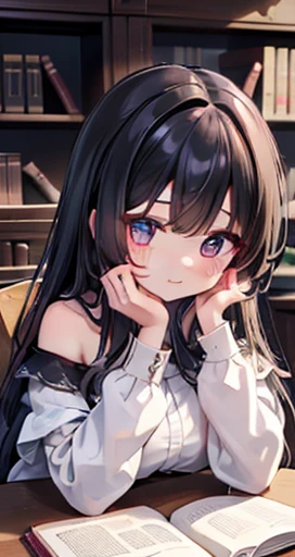 (masterpiece, Highest quality:1.4), 8k, 85mm, Official Art, Absurd, (Down blouse:1.2), (From above:1.1), Violet, Cute Face, Beautiful Eyes, camisole, Upper Body, View your viewers, long hair, bangs, Large Breasts, (smile:0.6), Sharp focus, Face Light, Dynamic Lighting, Cinema Lighting, Dramatic Shadows, perspective, Depth of written boundary, High resolution, Super detailed, In detail, Very detailed, Detailed eyes and face, Sharp pupils, Realistic pupil background, Narrow waist, flare skirt