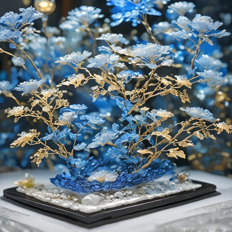 Best quality practical, photoPractical, Very detailed, Rich colors，Blue，粉Red，Red，Blue，Golden，money
((Miniature Landscape)),(Chinese Architecture)，sacred tree，Highly detailed carving on "South Iceland" porcelain,
Ultra wide angle,Accent Lighting,Volumetric Lighting,Backlight, (Detailed lighting),((Extremely delicate and beautiful)),dramatic_shadow,Rays_track,HDR