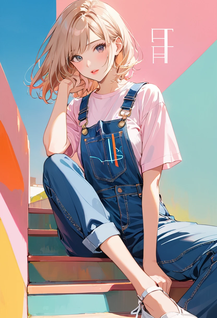 Girl diarrhea and shit on overalls ((poop on overalls)) Her overalls is covered with shit. (Her overalls is covered with shit and mess) (There is much shit on her overalls) (there is a lot of shit on her legs) (her overalls is full of shit) (girl heavily poop in her overalls)