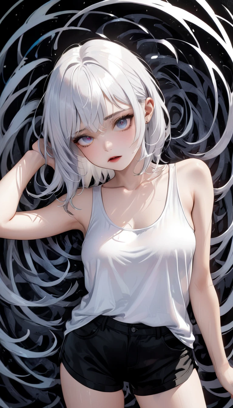 Anime. Girl. Cutie. Slave. Dirty tunic. Torn tunic. Slave collar. Shackles. Barefoot. Cold. Runny nose. Nasal mucus. Snot flows from the nose. Sneeze. Sneezing. Strong, desperate desire to sneeze. She sneezed. Snot flowed from the nose when sneezing. Handkerchief. Cover your nose with your hand. Blows his nose. Urinary incontinence. Urination. Urine. Strong urge to pee. She pees on the floor. She peed herself. Diarrhea. Defecation. Poop. Strong desire to poop. She pooped in her panties. She shit herself. Standing. Slave market. Sneezing fetish. Omorashi. Scat. Full height. Whole body. A high resolution. Ultra resolution.