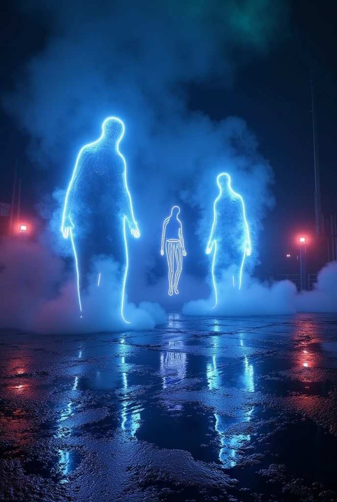 Alien square dancing nearby