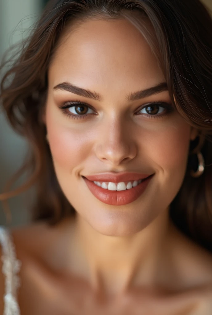 Elegant middle-aged white woman