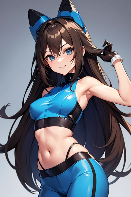 ((2D beautiful girl、top-quality、Perfect Finger 1.1、Perfect Anatomy 1.1、Dress perfectly、Beautiful illustration))、cute petit girl、(transform sequence)、((Leotard))、ars、a junictal Art、baby-face、((stright long hair)atifutailed eyes、The best smile showing your teeth、Full Body Display、(1人)、(chinese leotard、maid style leotard、cheerleader style leotard)、Unmanned bright classroom、The costume is brightly colored、